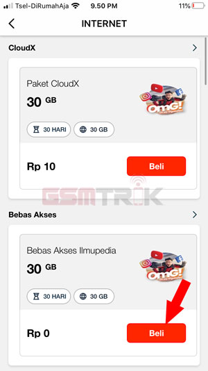 Pilih Menu Beli