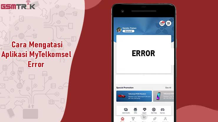 Aplikasi MyTelkomsel Error