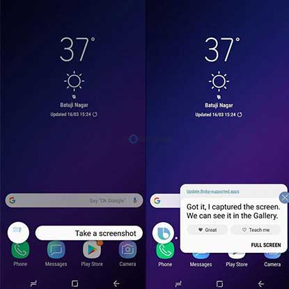 Screenshot Bixby Voice