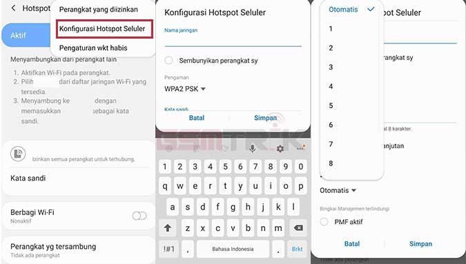 Cara Membatasi Pengguna Hotspot HP Samsung