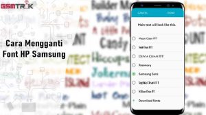 Cara Mengganti Font HP Samsung