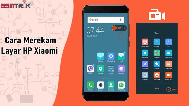 Cara Merekam Layar HP Xiaomi