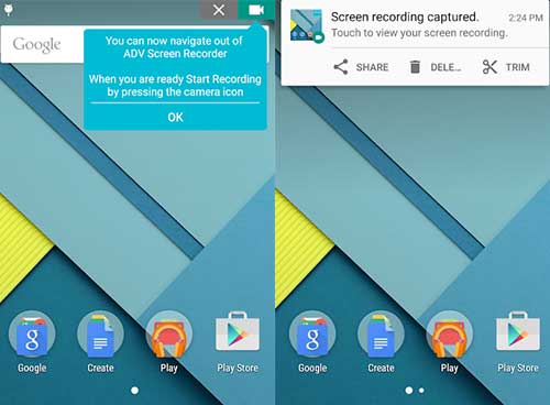 Menggunakan Perekam Layar ADV Screen Recorder