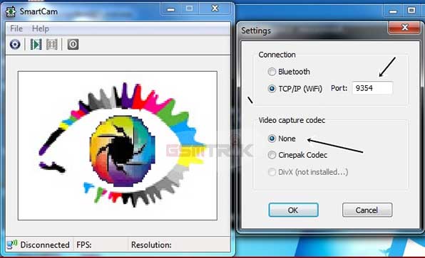 Menghubungkan Kamera HP via Smartcam Webcam