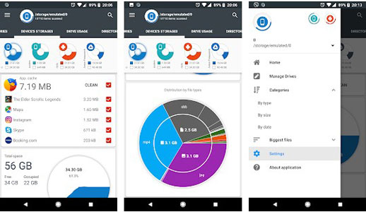 1 Kamu bisa gunakan aplikasi Storage Analyzer Disk Usage dimana