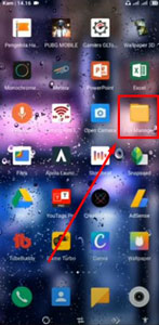 1 Pertama tama masuk ke bagian File Manager bisa gunakan menu pencarian dan ketikkan File Manager
