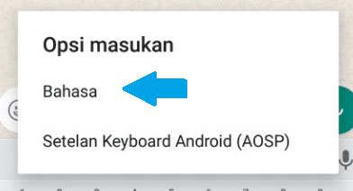 3. Pilih Opsi Bahasa