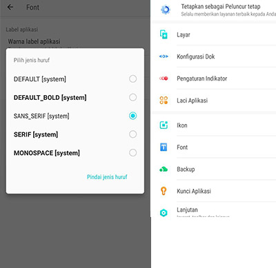 Mengganti Font Vivo Lewat Go Launcher EX