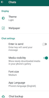 dark mode whatsapp