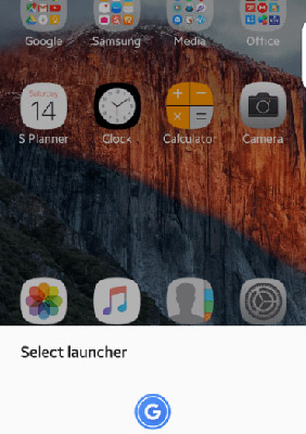 launcher default