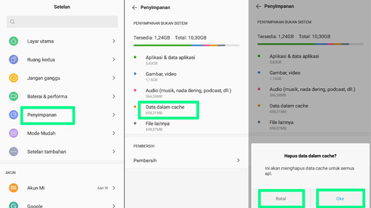 Hapus Data Aplikasi