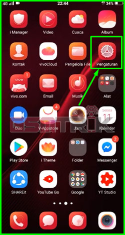1 Buka Menu Pengaturan atau Settings