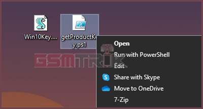 2 Pilih Run With PowerShell