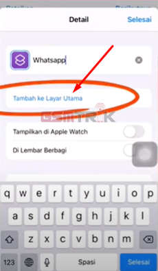 10 Pilih Tambah Ke Layar Utama