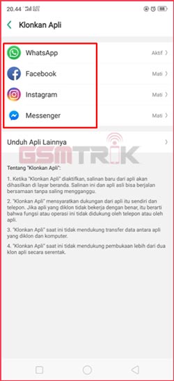 3 Pilihan Aplikasi Yang Bisa Digandakan