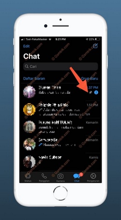 4 Chat WA Sudah di Pin