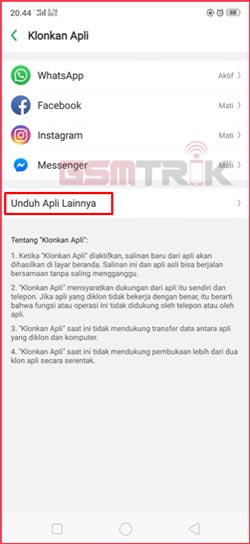 4 Pilih Menu Unduh Aplikasi Lainnya