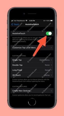 5 Aktifkan Fitur AssistiveTouch