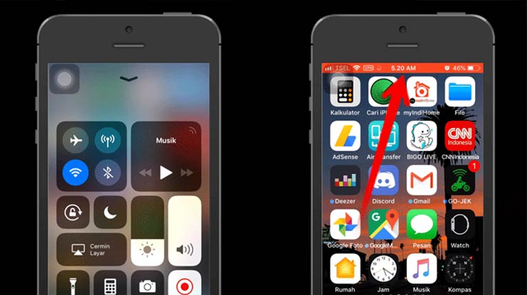 Cara Berhenti Merekam Layar iPhone