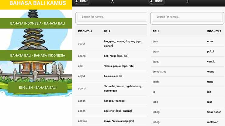 bahasa bali kamus