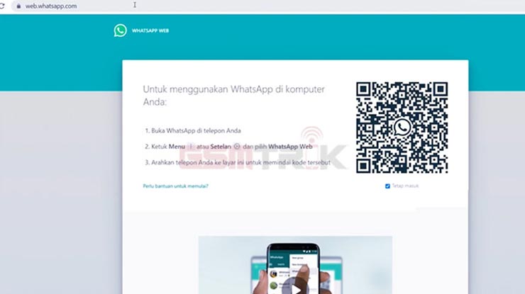 Buka Situs WhatsApp Web