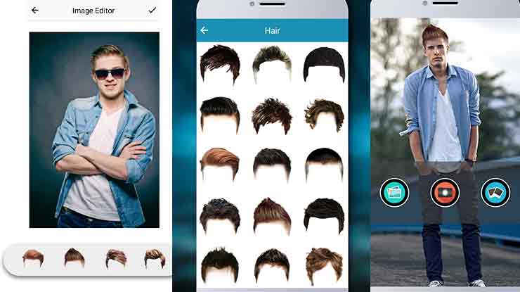 Man HairStyle Photo Editor