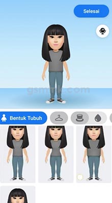 avatar wajah sendiri