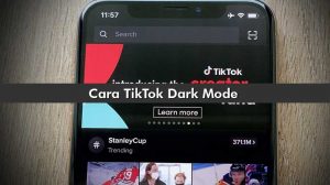 Cara TikTok Dark Mode