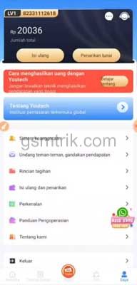 Cara Top Up di Aplikasi Youtech