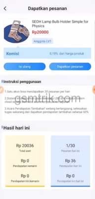 Pesanan Aplikasi Youtech