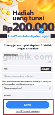 install youtech sekarang