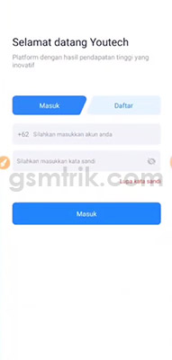 login aplikasi youtech