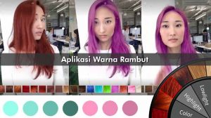 Aplikasi Warna Rambut