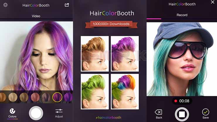 Hair Color Booth