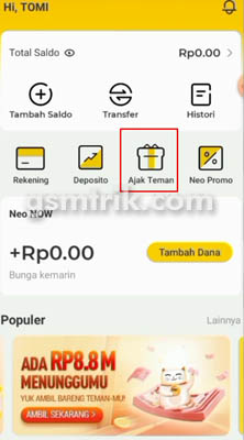 Cara Mendapatkan Uang di Aplikasi Neo Plus