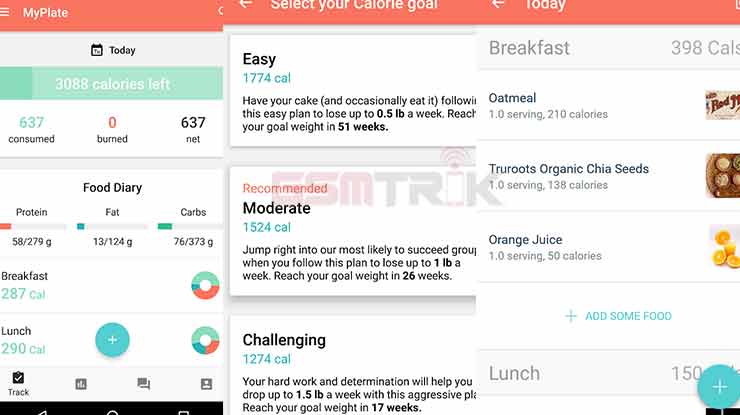 MyPlate Calorie Tracker