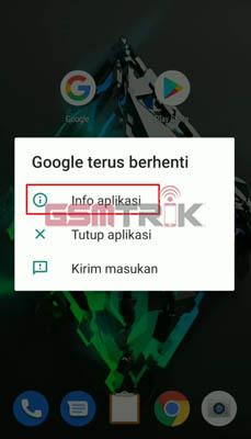 google terhenti