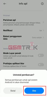 sayangnya aplikasi google telah berhenti