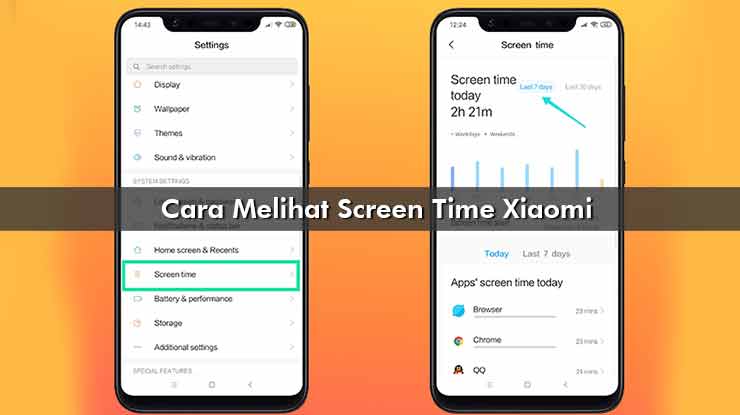 Cara Melihat Screen Time Xiaomi