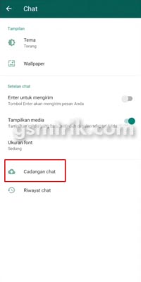 Mencadangkan GB WhatsApp ke Google Drive