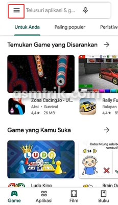 cara mengunci play store