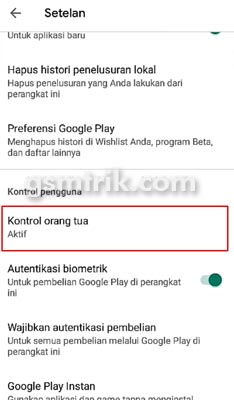 cara mengunci playstore di oppo