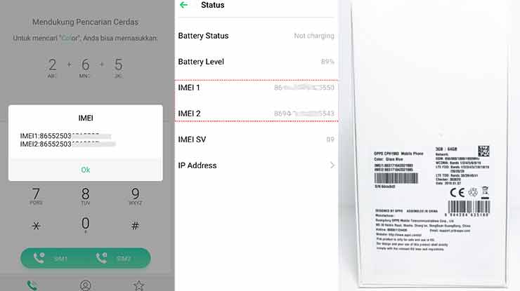 Cara Cek IMEI Oppo