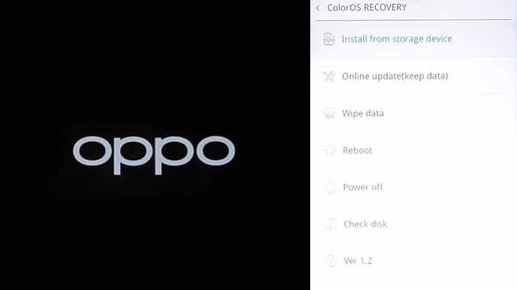 Cara Flash HP Oppo A12