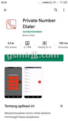 aplikasi private number telkomsel