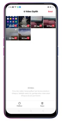 cara mengembalikan video yang terhapus permanen di hp oppo