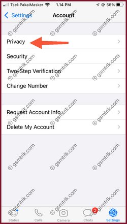 Account dan Privacy