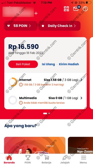 Buka My Telkomsel