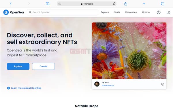 Buka Situ OpenSea.io