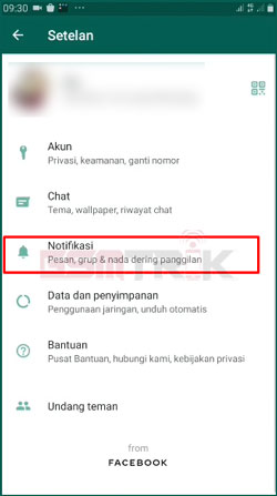 Klik Notifikasi